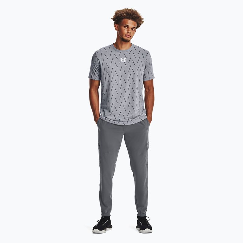 Vyriškos kelnės Under Armour Stretch Woven Cargo pitch gray/black 2