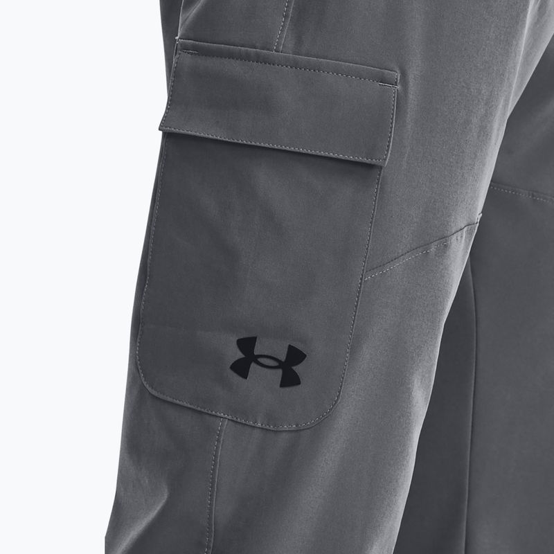 Vyriškos kelnės Under Armour Stretch Woven Cargo pitch gray/black 4