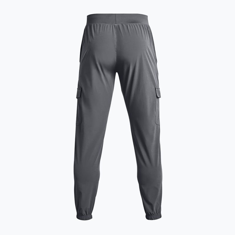 Vyriškos kelnės Under Armour Stretch Woven Cargo pitch gray/black 6