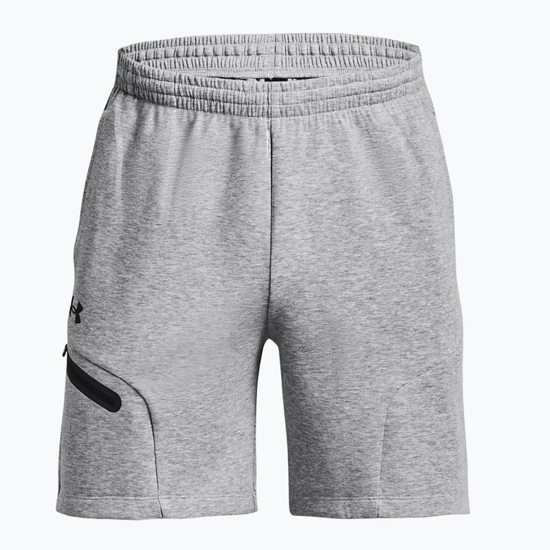 Vyriški treniruočių šortai Under Armour Unstoppable Fleece mod gray/black 5