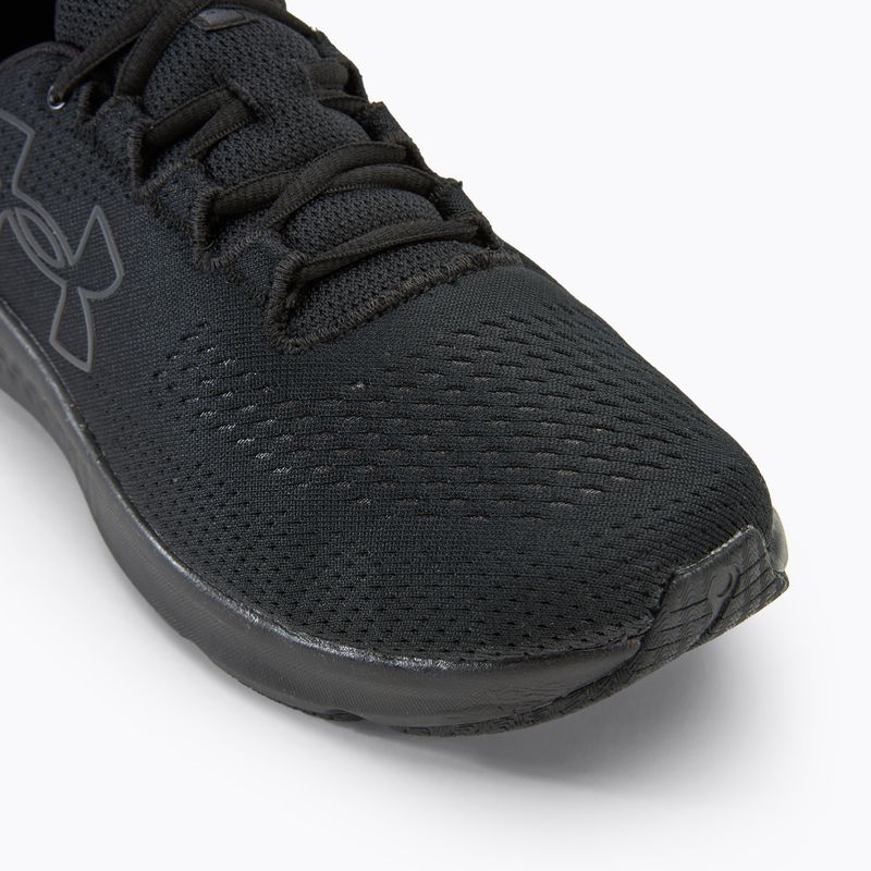 Under Armour Charged Pursuit 3 Big Logo black/black/black vyriški bėgimo bateliai 7