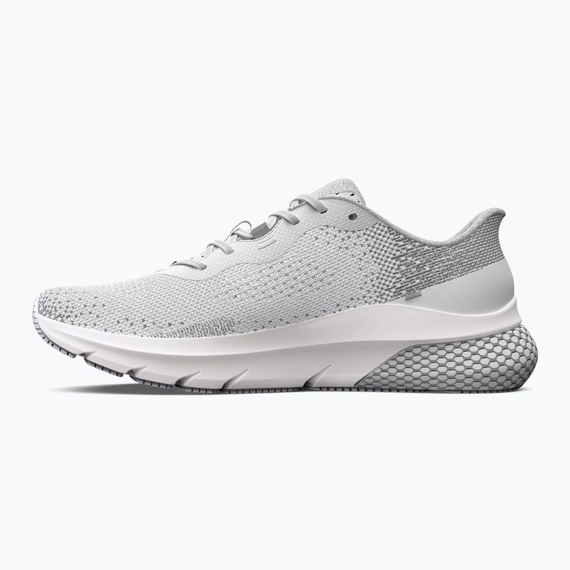 Moteriški bėgimo bateliai Under Armour Hovr Turbulence 2 white/white/metallic silver 9