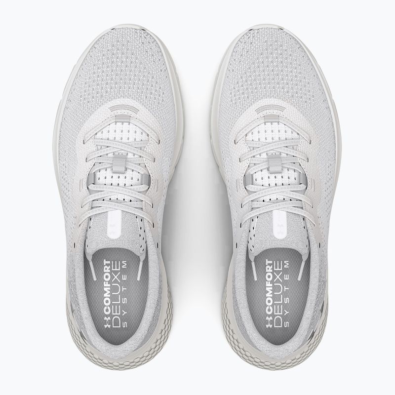 Moteriški bėgimo bateliai Under Armour Hovr Turbulence 2 white/white/metallic silver 11