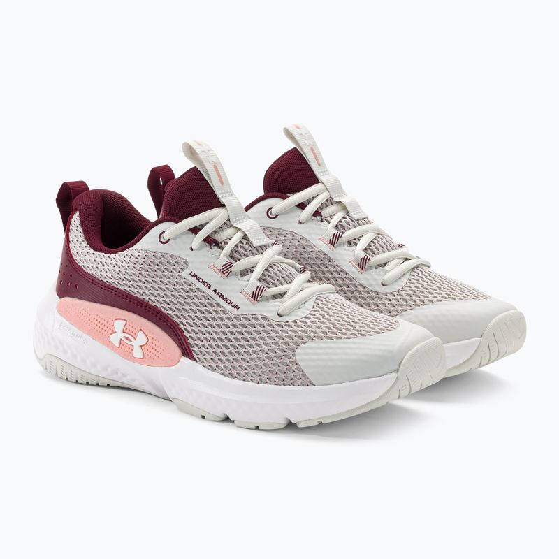 Moteriški treniruočių bateliai Under Armour W Dynamic Select white clay/deep red/white 4