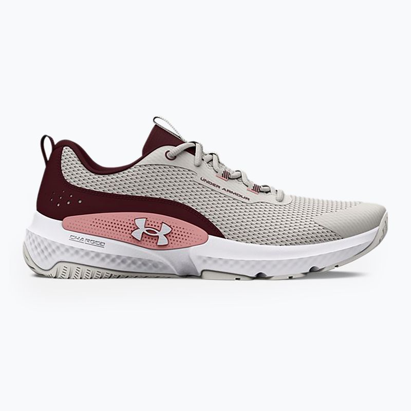 Moteriški treniruočių bateliai Under Armour W Dynamic Select white clay/deep red/white 7