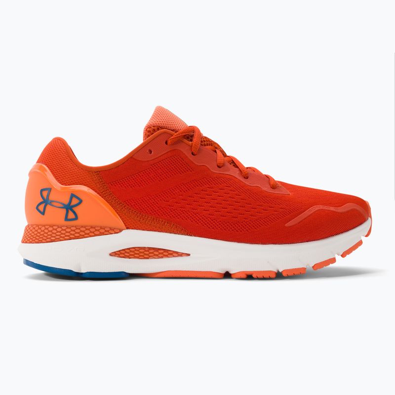 Under Armour Hovr Sonic 6 vyriški bėgimo bateliai scorched/varsity blue 2