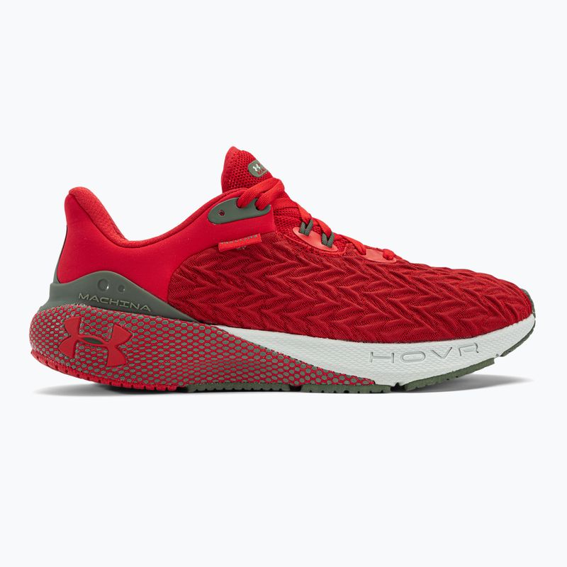 Under Armour Hovr Machina 3 Clone vyriški bėgimo bateliai red/red 2