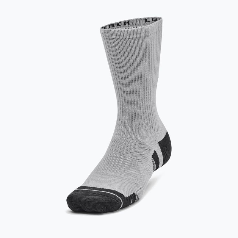 Under Armour Performance Tech 3pk Crew mod pilkos/baltos/pilkos kojinės 11