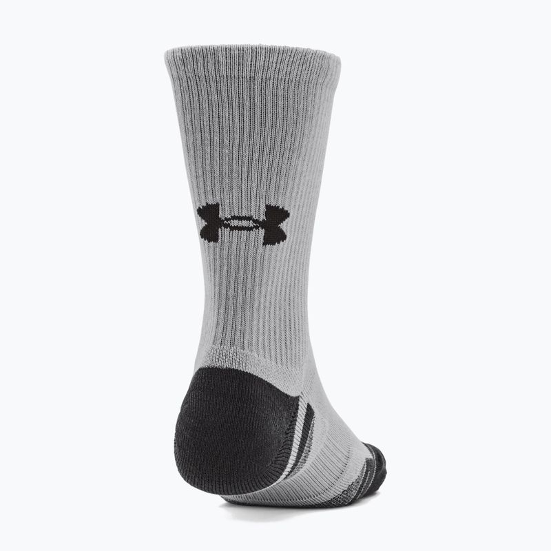 Under Armour Performance Tech 3pk Crew mod pilkos/baltos/pilkos kojinės 13