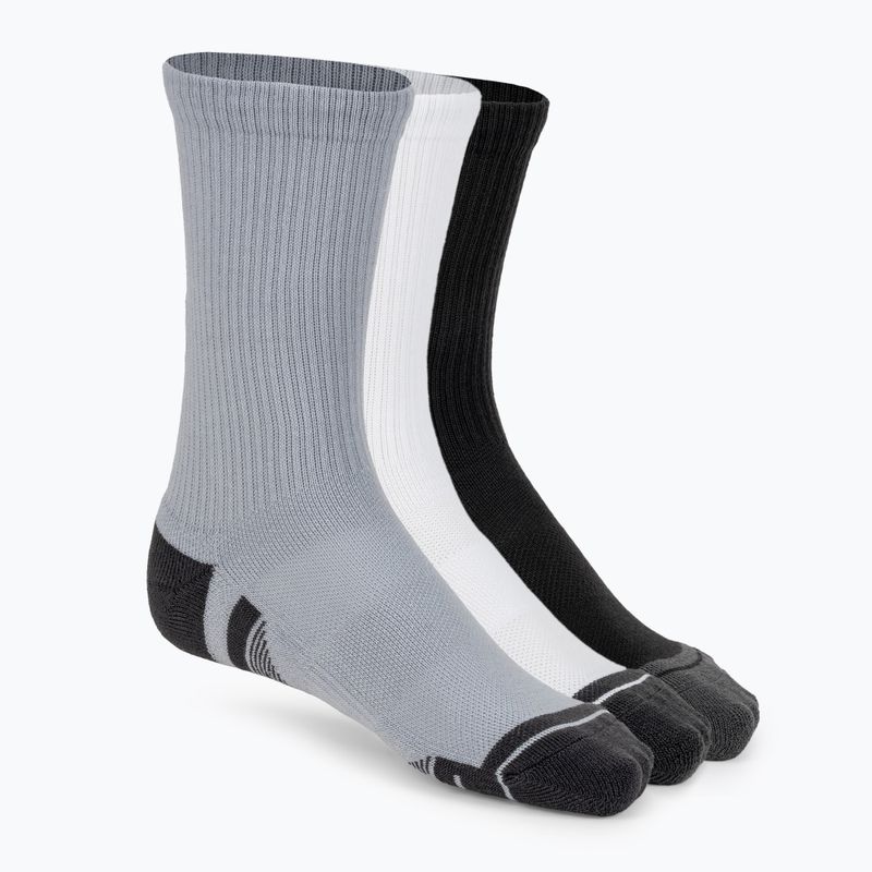 Under Armour Performance Tech 3pk Crew mod pilkos/baltos/pilkos kojinės