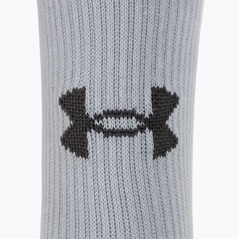 Under Armour Performance Tech 3pk Crew mod pilkos/baltos/pilkos kojinės 8