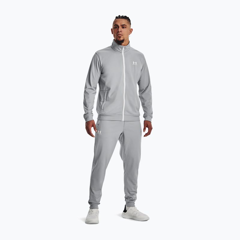 Vyriškas džemperis Under Armour Sportstyle Tricot gray/white 2