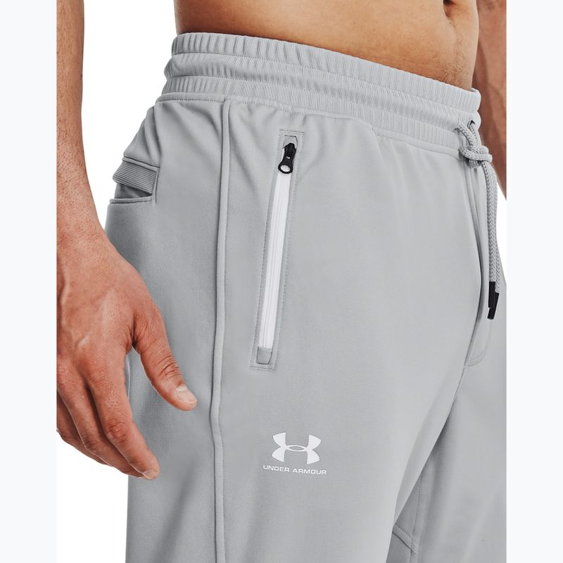 Vyriškos kelnės Under Armour Sportstyle Tricot Jogger mod gray/white 4