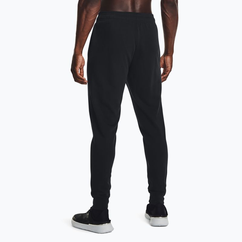 Vyriškos kelnės Under Armour Rival Terry Jogger black/onyx white 3