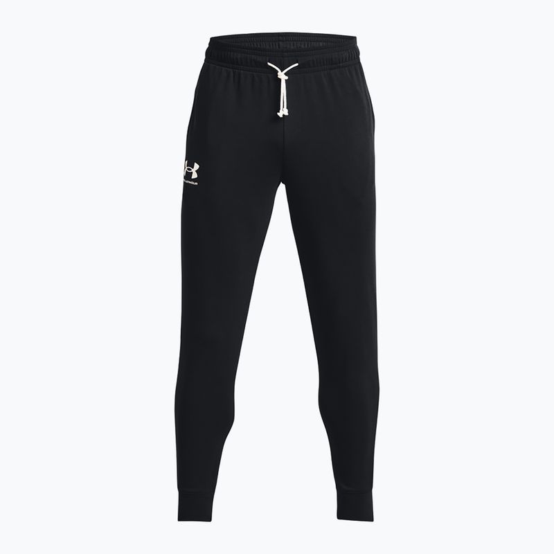 Vyriškos kelnės Under Armour Rival Terry Jogger black/onyx white 5