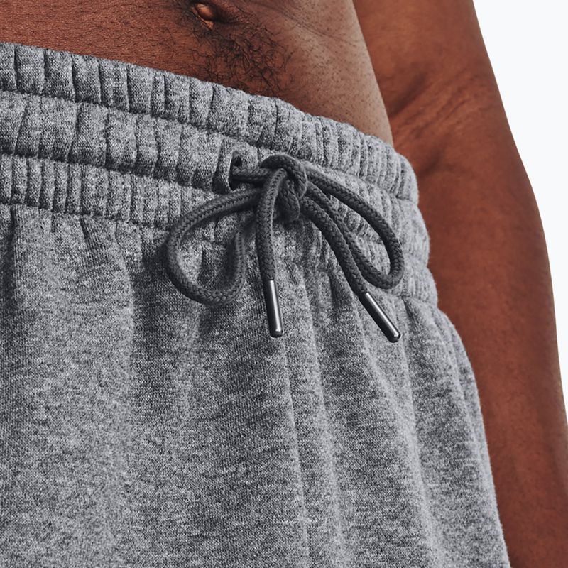 Vyriški šortai Under Armour Icon Fleece Pitch gray medium heather/white 4