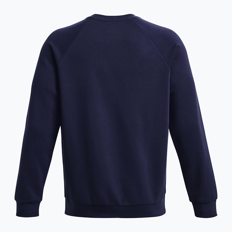 Vyriškas džemperis Under Armour Rival Fleece Crew midnight navy/white 6