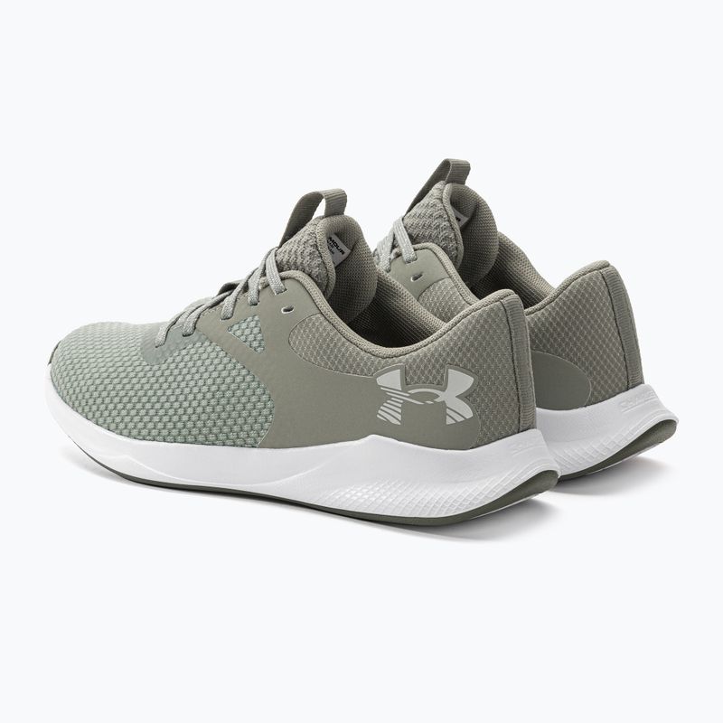 Moteriški treniruočių bateliai Under Armour W Charged Aurora 2 grove green/grove green/metallic cristal gold 3