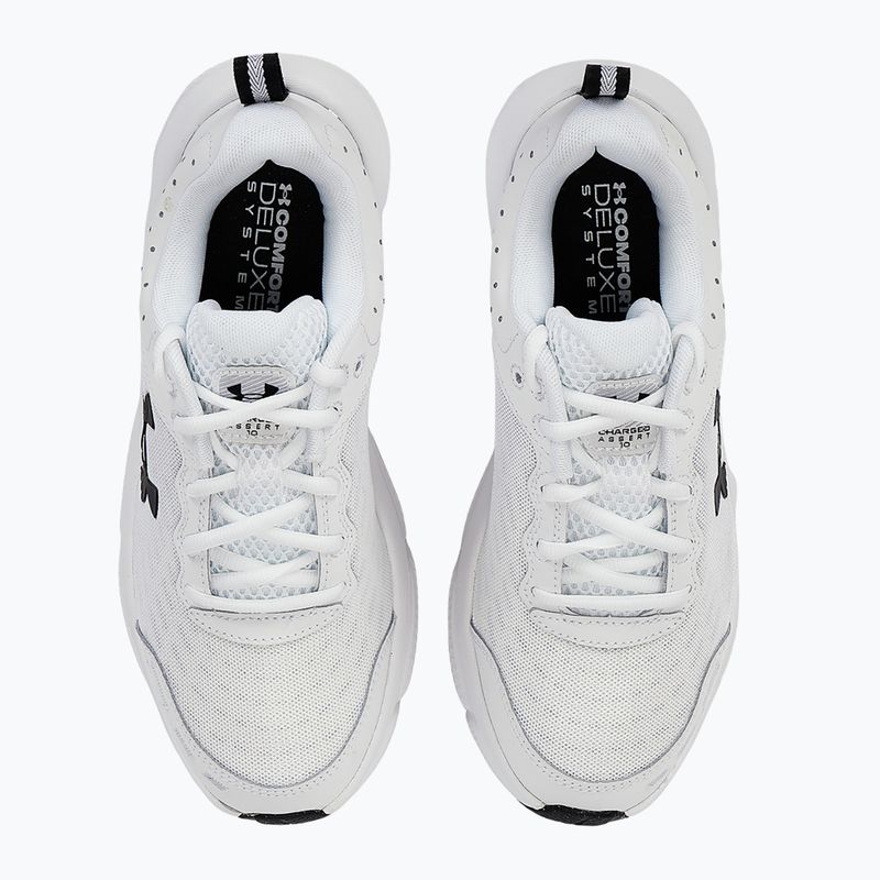 Vyriški bėgimo bateliai Under Armour Charged Assert 10 white/black/black 10