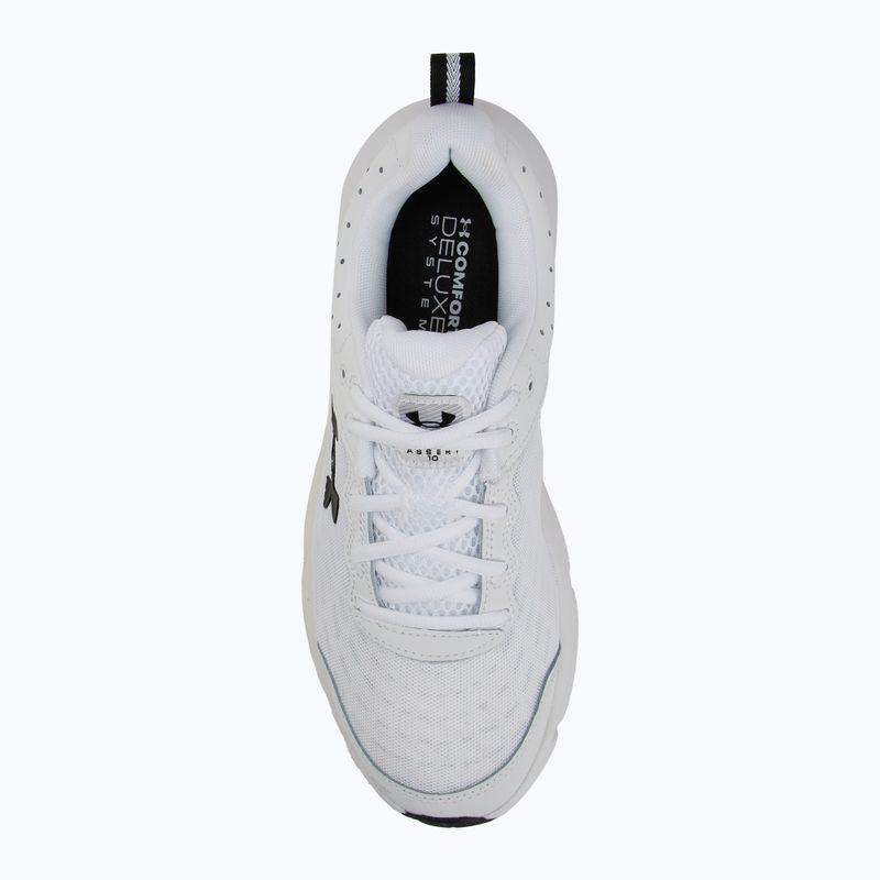Vyriški bėgimo bateliai Under Armour Charged Assert 10 white/black/black 5