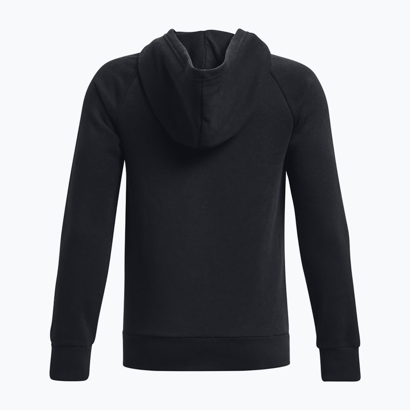 Vaikiškas džemperis Under Armour Rival Fleece FZ Hoodie black 2