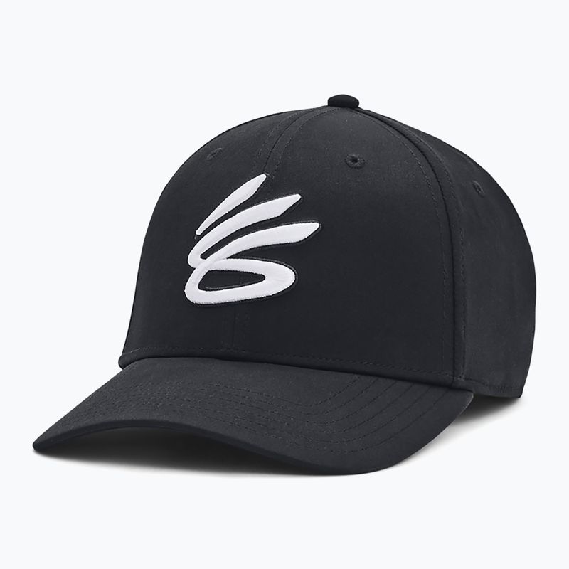 Kepuraitė su snapeliu Under Armour Curry Snapback black/white