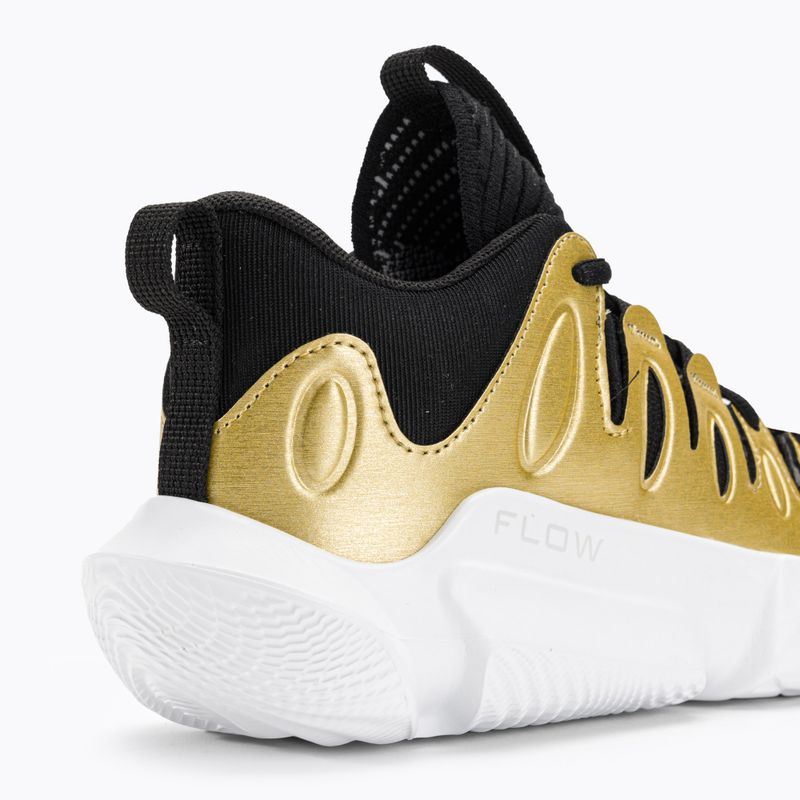 Under Armour moteriški krepšinio bateliai W Flow Breakthru 4 black/metallic gold/white 9