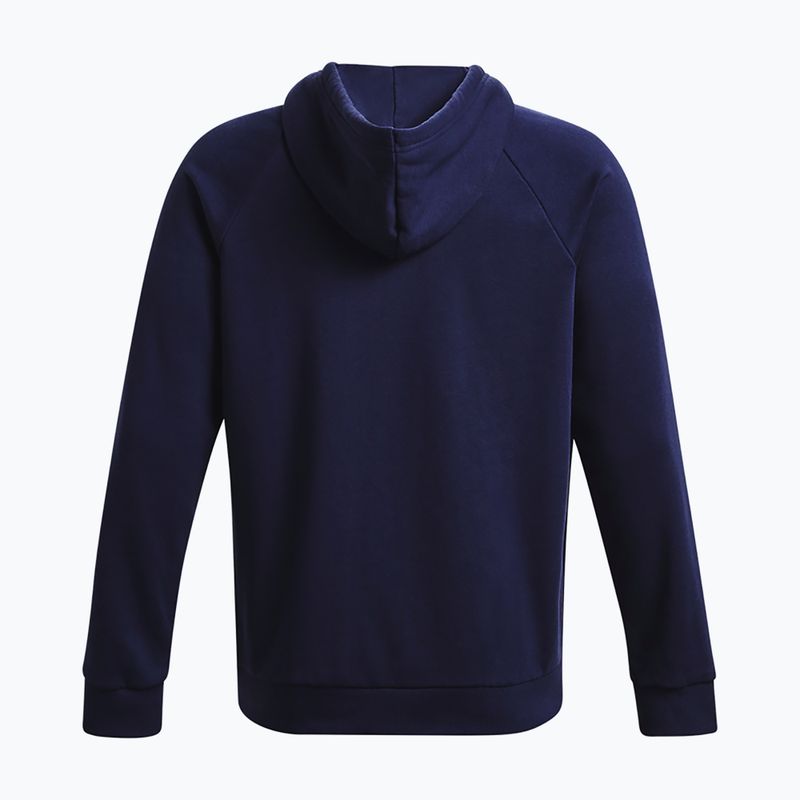 Vyriškas džemperis Under Armour Rival Fleece Logo HD midnight navy/white 6