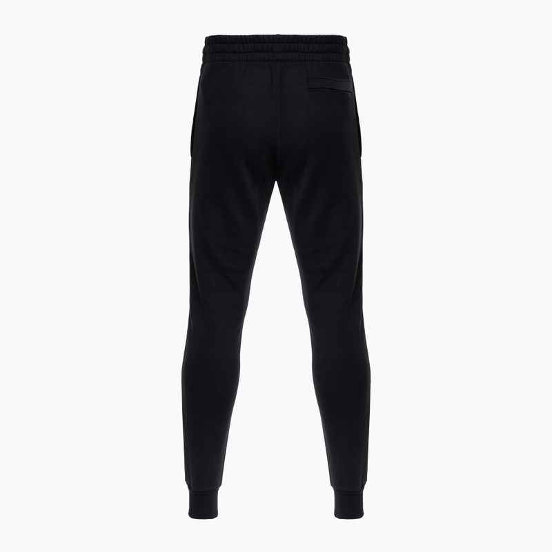 Under Armour vyriškos treniruočių kelnės Rival Fleece Joggers black/white 5