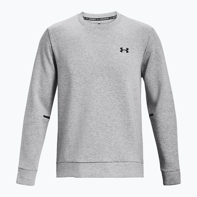Vyriškas džemperis Under Armour Unstoppable Fleece Crew mod gray/black 5