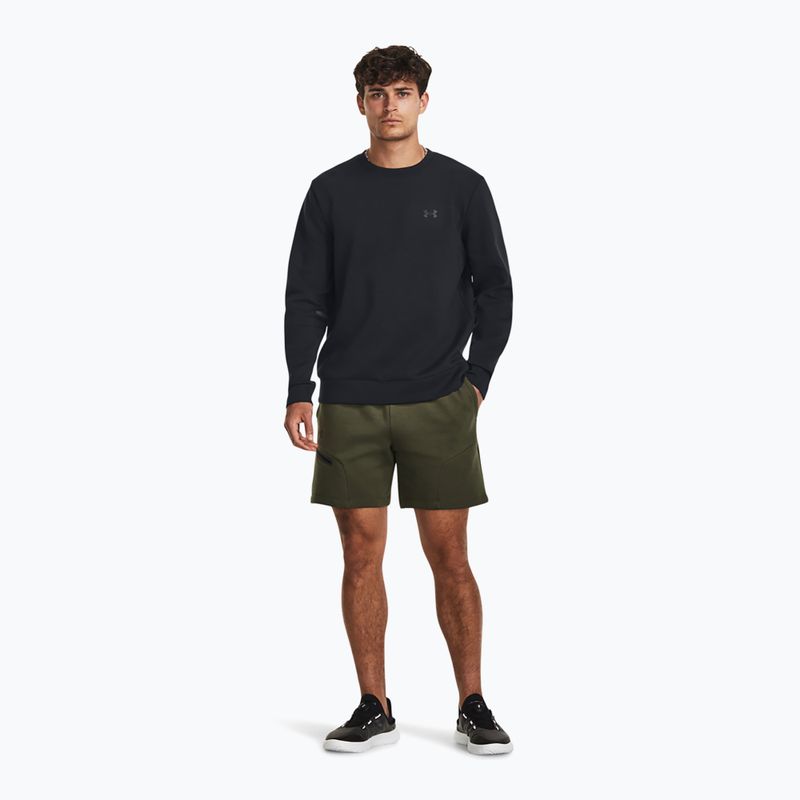 Vyriškas džemperis Under Armour Unstoppable Fleece Crew black/black 2