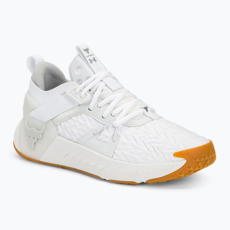 Vyriški žygio batai Under Armour Project Rock 6 white/white/halo gray