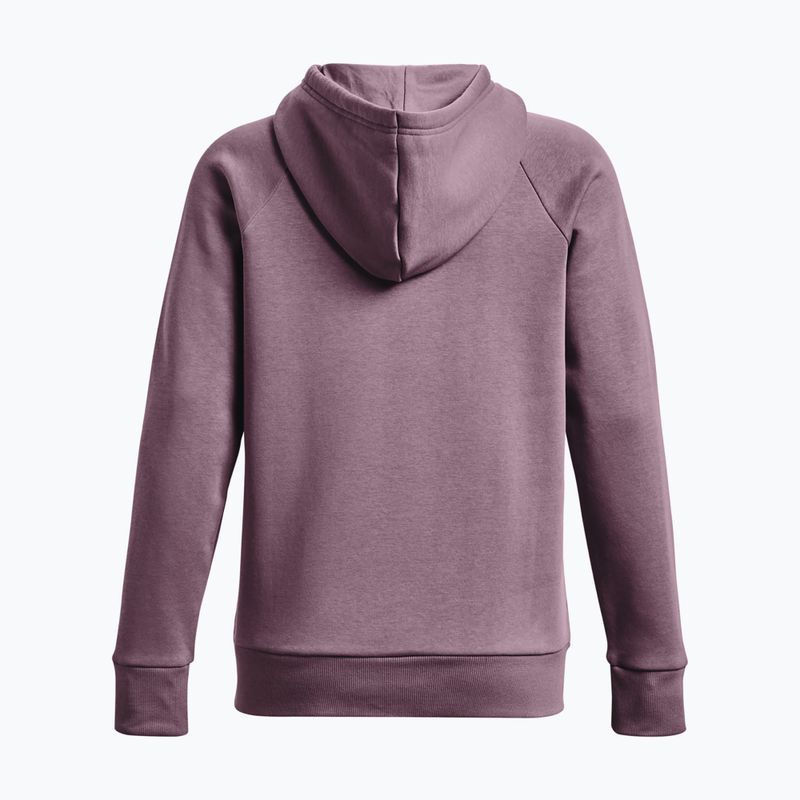 Under Armour moteriškas treniruočių džemperis Rival Fleece Big Logo misty purple/white 6