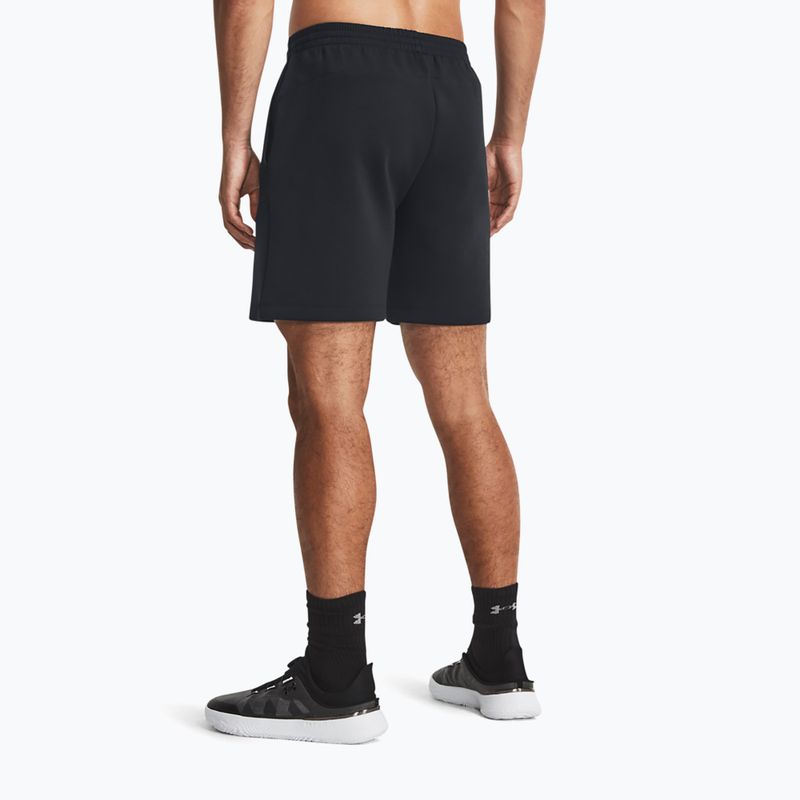 Vyriški treniruočių šortai Under Armour Unstoppable Fleece black/black 3