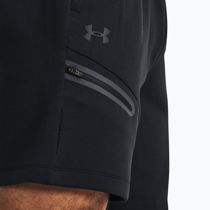 Vyriški treniruočių šortai Under Armour Unstoppable Fleece black/black 4