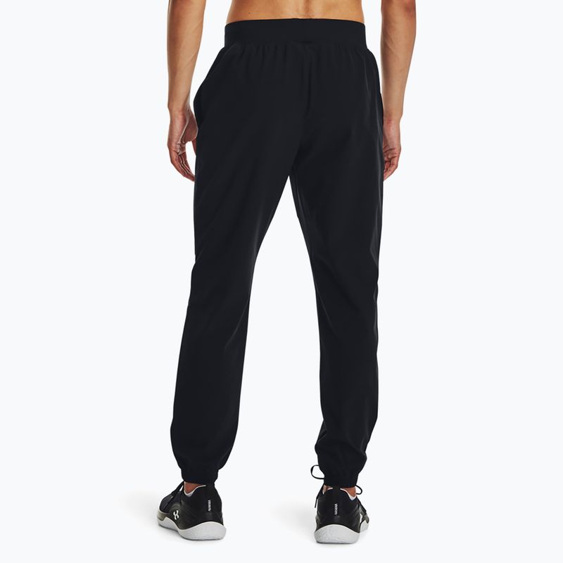 Vyriškos kelnės Under Armour Stretch Woven Joggers black/pitch gray 3