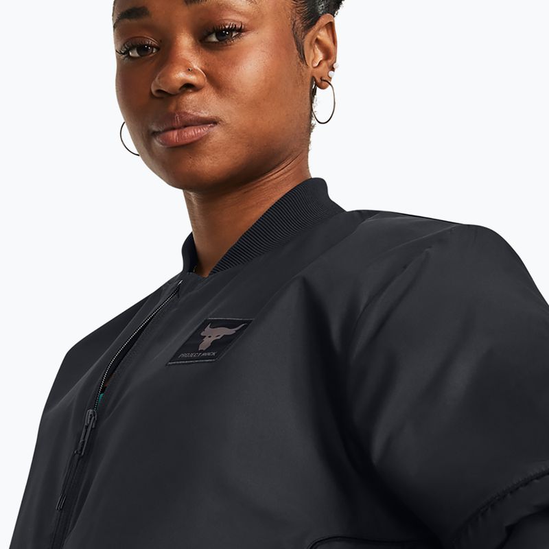 Moteriška striukė Under Armour Project Rock Bomber black 6