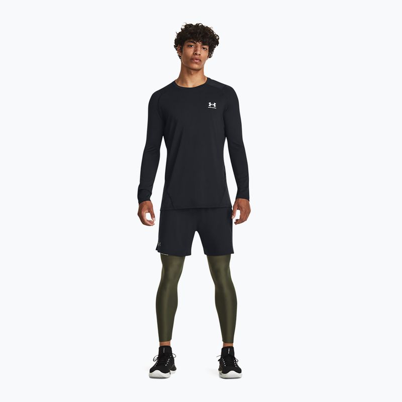Vyriškos treniruočių tamprės Under Armour HeatGear marine od green/white 2
