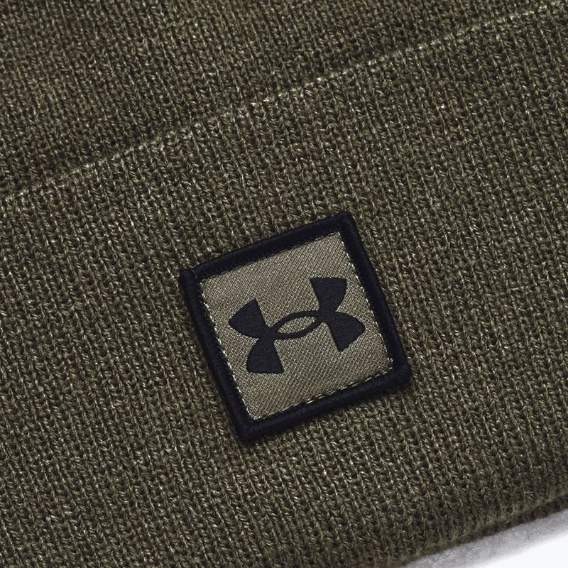 Žieminė kepurė Under Armour Halftime Cuff marine iš green/black 2
