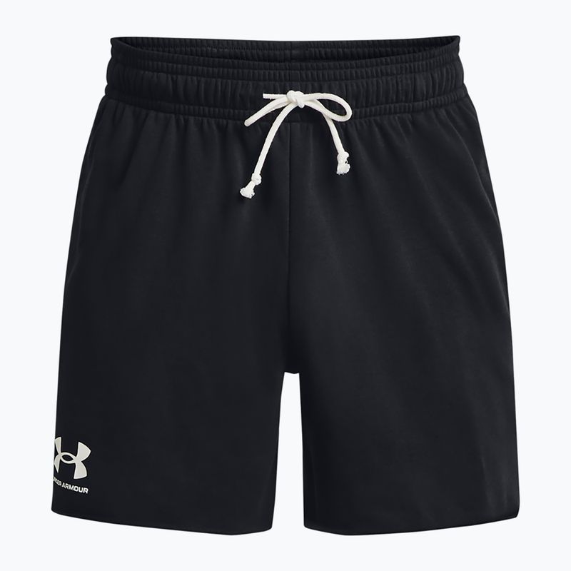Vyriški šortai Under Armour Rival Terry 6in black/onyx white 5