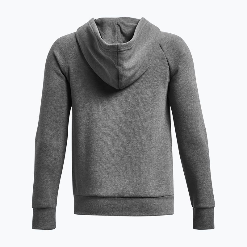 Vaikiškas džemperis Under Armour Rival Fleece FZ Hoodie grey 2