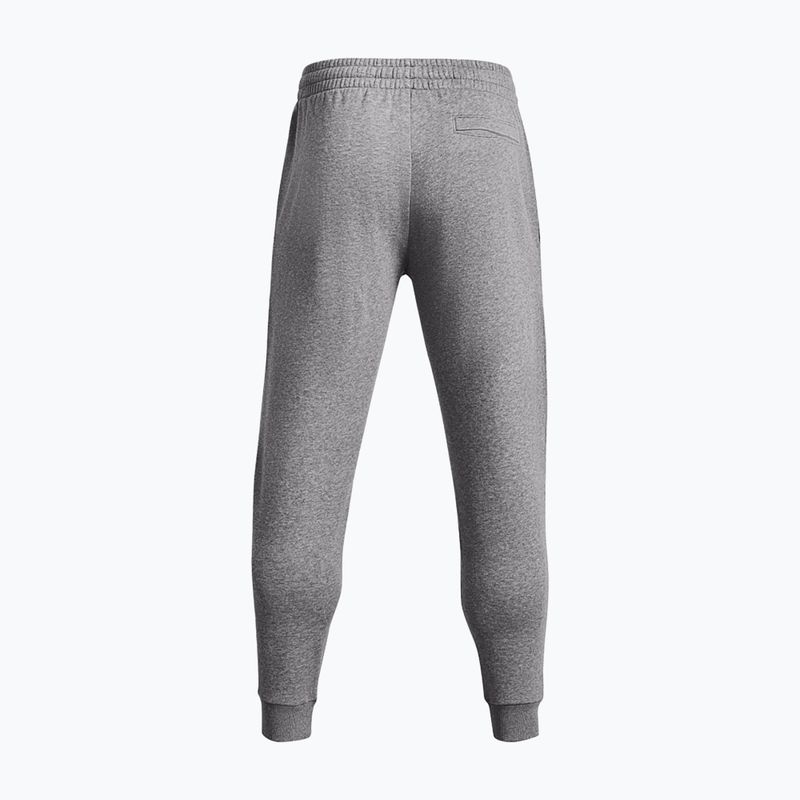 "Under Armour" vyriškos treniruočių kelnės "Rival Fleece Joggers" castlerock light heather/white 4