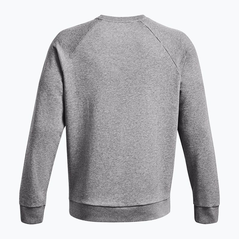 Vyriškas "Under Armour Rival Fleece Crew" gobtuvas castlerock light heather/white 6