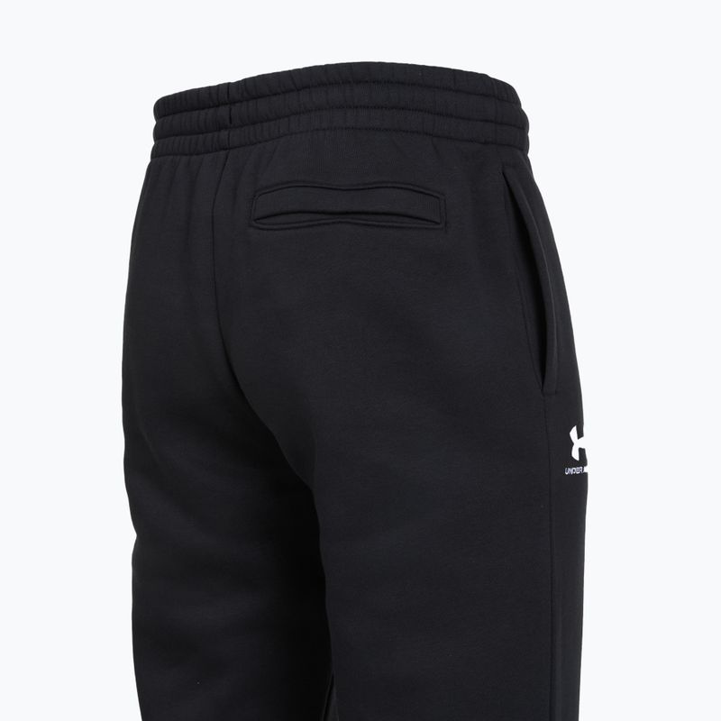 Vyriškos kelnės Under Armour Icon Fleece Pant black/white 4
