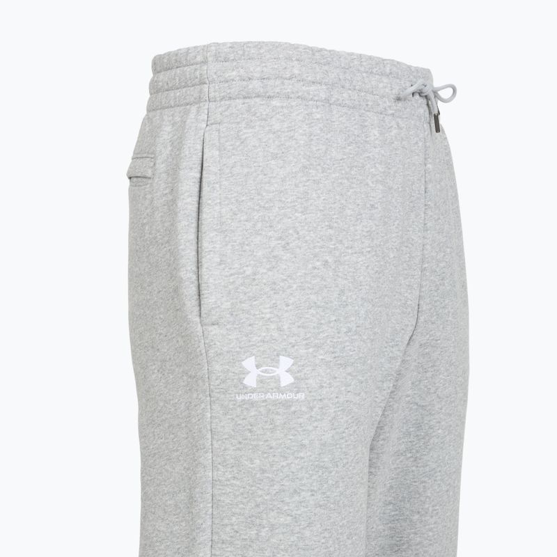 Vyriškos kelnės Under Armour Icon Fleece Pant mod gray full heather/white 3