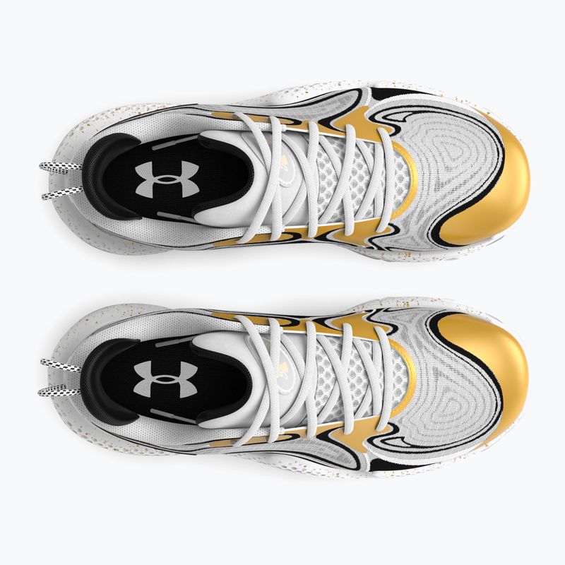 Krepšinio batai Under Armour Spawn 6 white/black/metallic gold 11