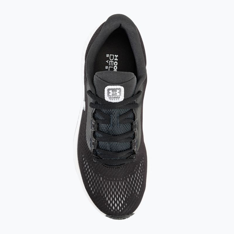 Vyriški bėgimo bateliai Under Armour Charged Rogue 4 black/white/white 6