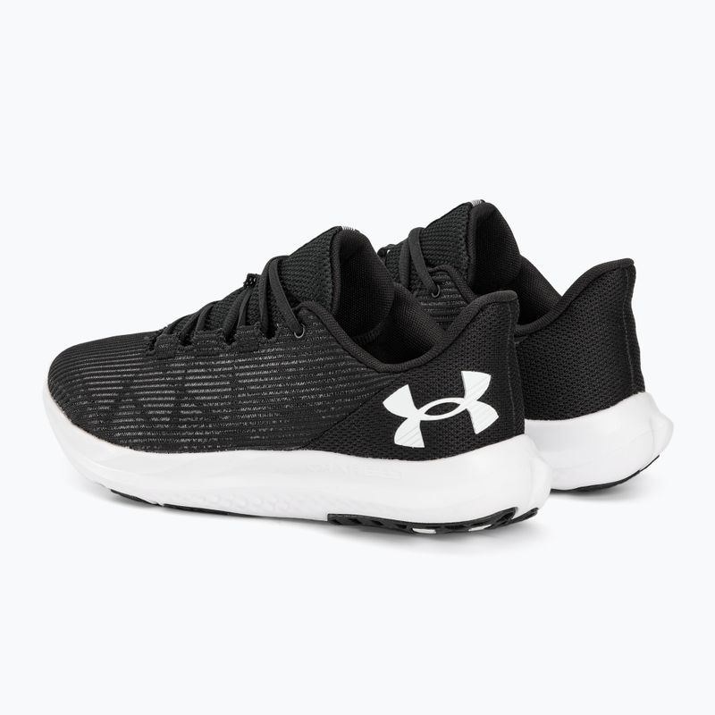 Vyriški bėgimo bateliai Under Armour Charged Speed Swift black/white/white 3