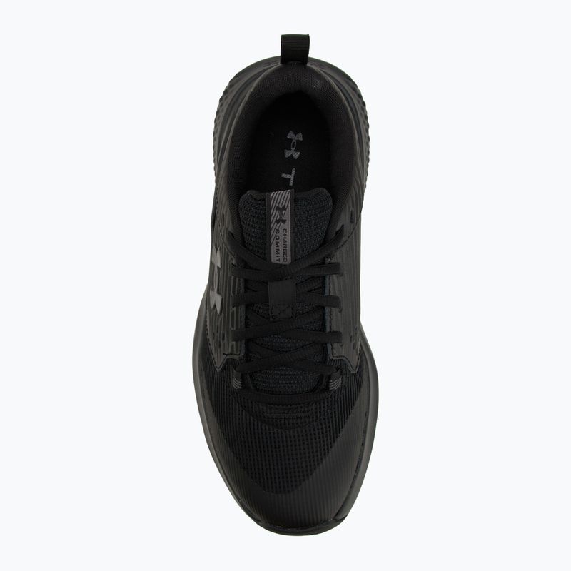 Vyriški treniruočių batai Under Armour Commit 4 black/ultimate black/castlerock 5