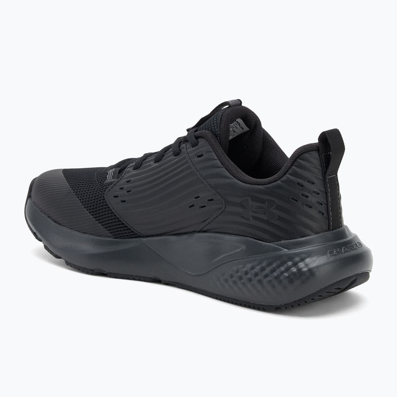 Vyriški treniruočių batai Under Armour Commit 4 black/black/castlerock 3